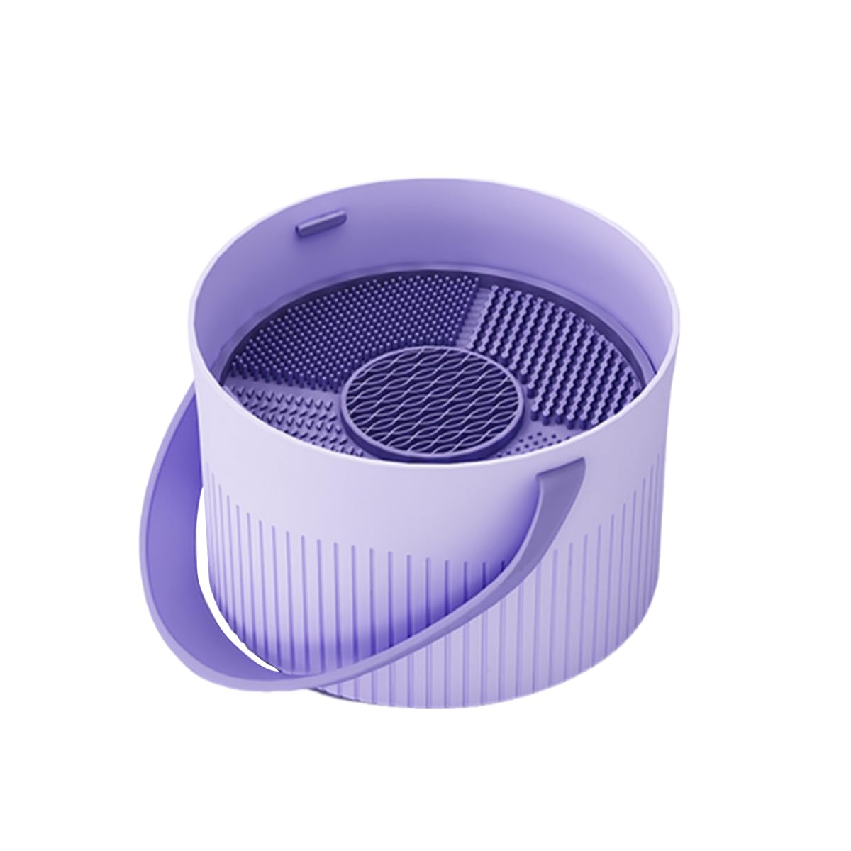 プブラシクリーナーボウル メイクブラシセット 洗浄 収納 乾燥 大容量 吊り下げ可能 取り外し可能 置き..