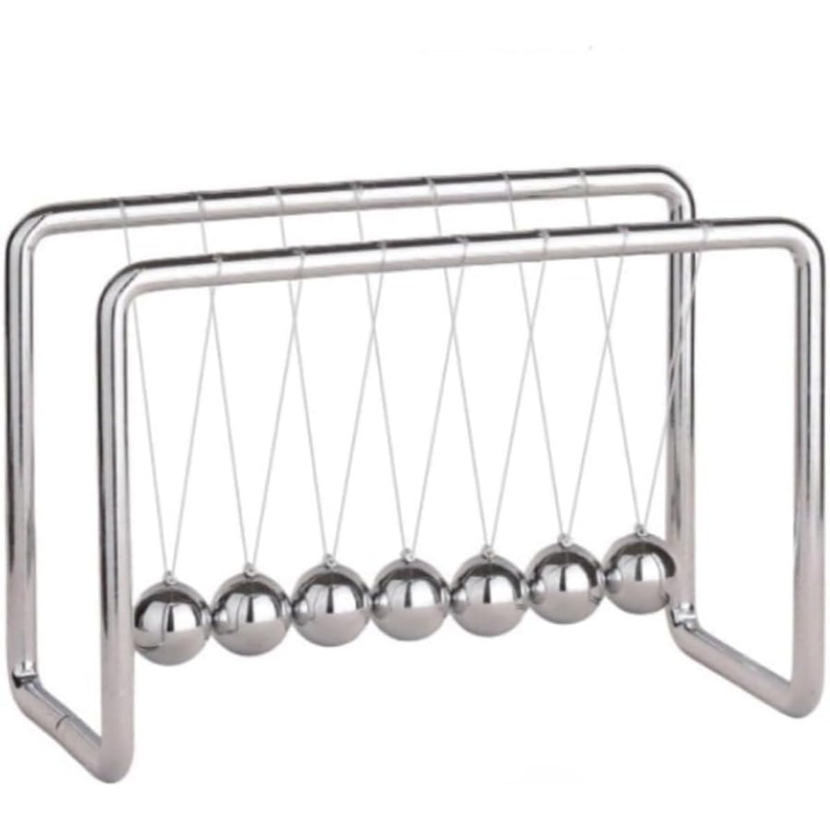 ニュートンのゆりかご ニュートン振り子 マネーボール 物理学 ステンレス ゆりかごボール 衝撃玉 磁気 ..