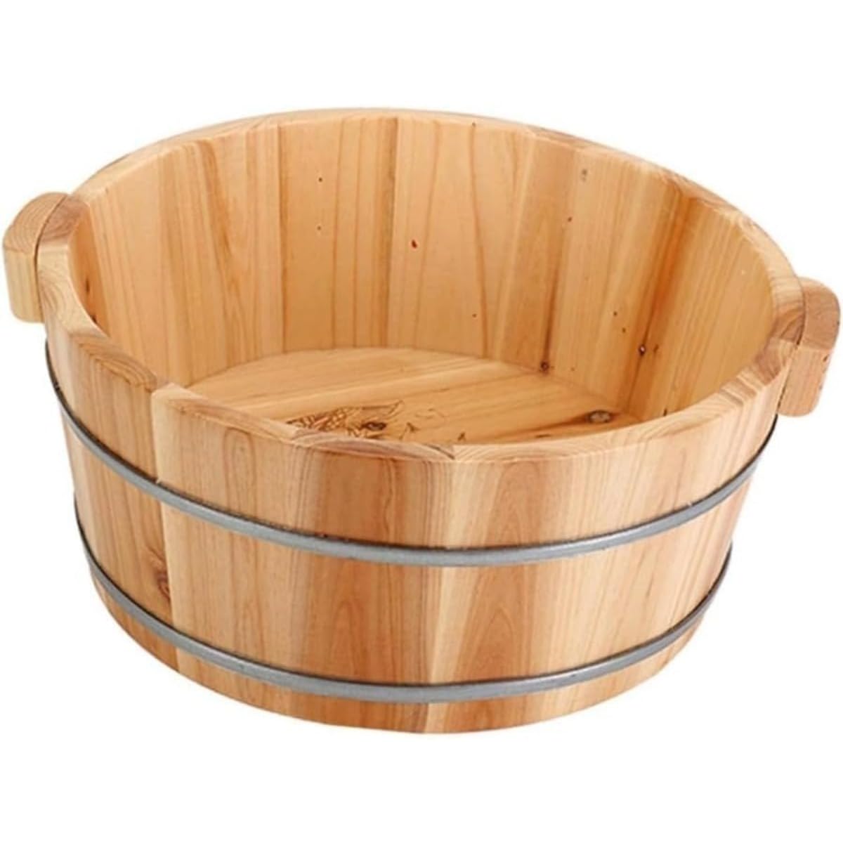 フットバス フットバス＆スパ 木桶の足湯 木製足湯盆地浴槽足湯盆地ホームオフィス使用 サプライバレル..