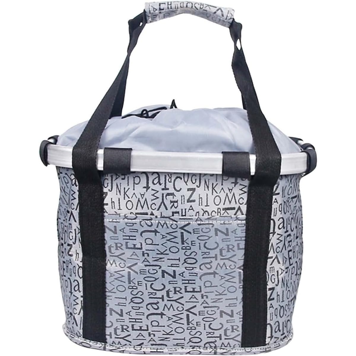 自転車 かご 前かご 取り外し可能 折りたたみ 巾着式 カゴ 用バスケット 防水 着脱式 ペット ショッピング 通勤 キャンプ アウトドア向け 大容量 取り付け簡単 マウンテンバイク/クロスバイクに対応