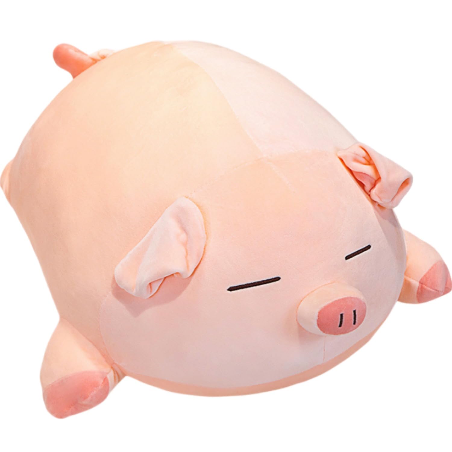 ジェマ 抱き枕 アニマル 動物クッション もちもち ふわふわ 抱きまくら ぬいぐるみ 大きい 特大 枕 かわいい 癒し プレゼント 豚 ブタ (40cm ([280g]),B)