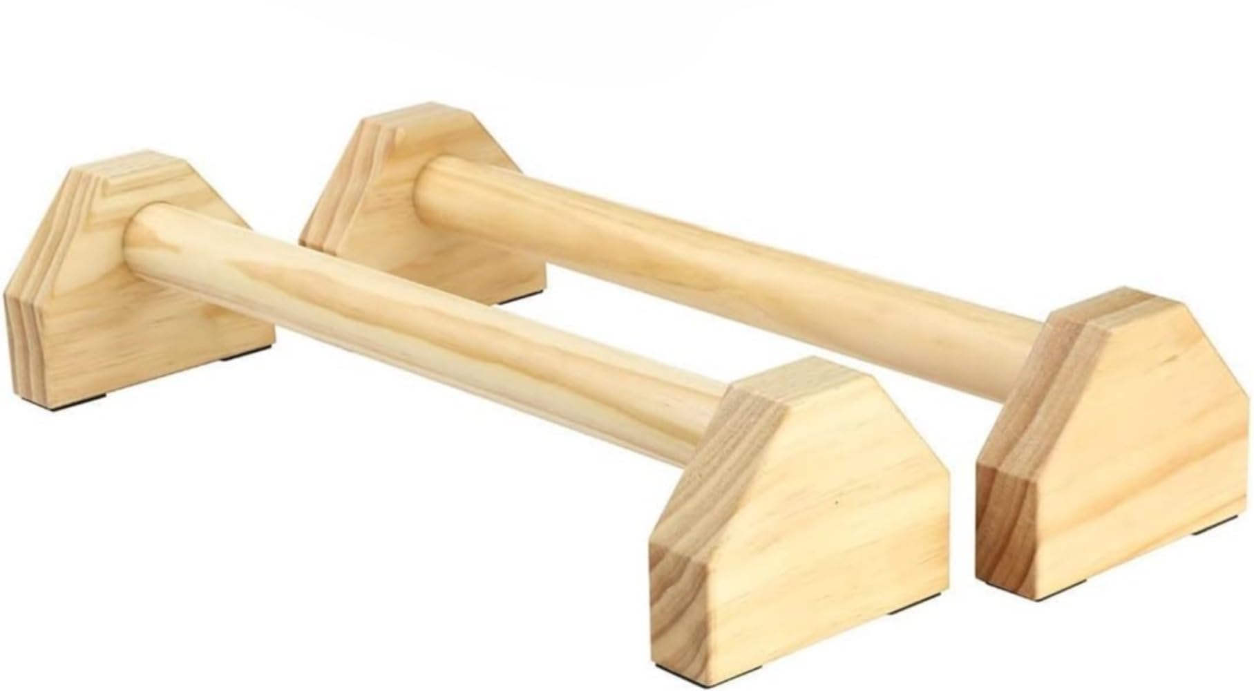 （2個）倒立バー 体操 木製 トレーニング 筋力トレーニング 頑丈 安定性 滑り止め プッシュアップバー ..