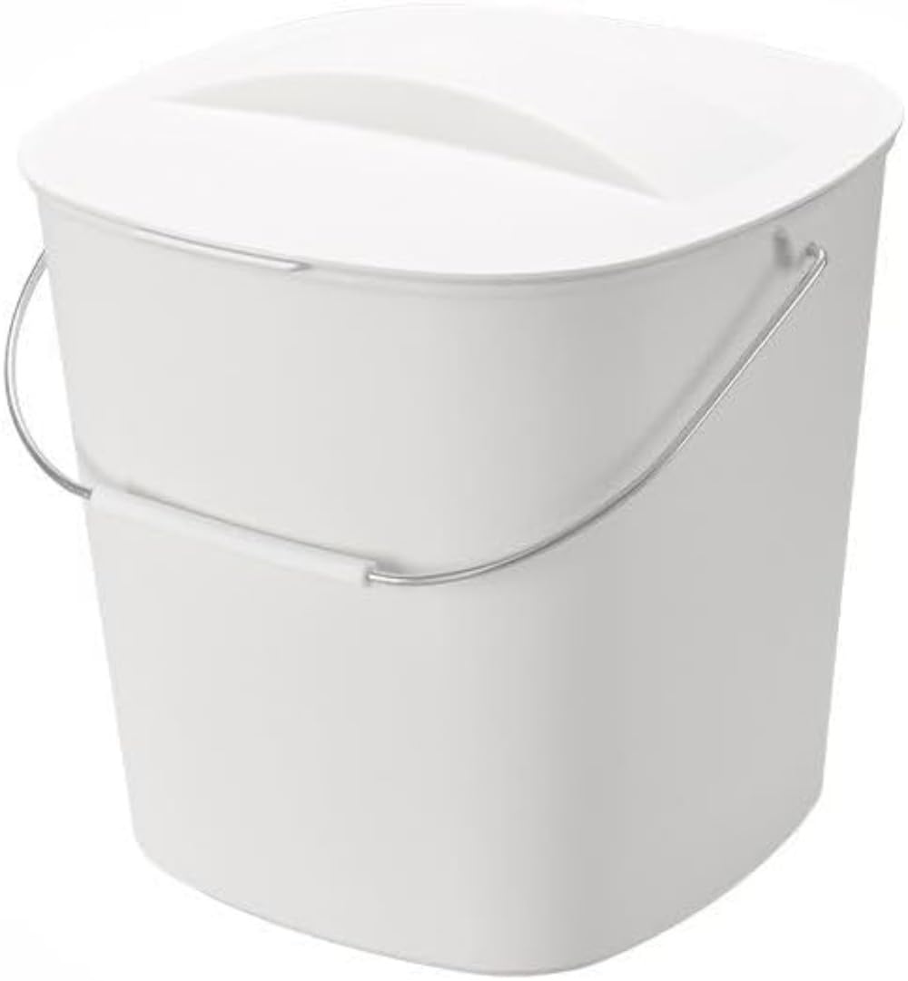 プラスチック ごみ 缶 排水 ストレーナー かご 水切り ごみ バケツ 乾燥 湿った 分別 ごみ 缶 ...