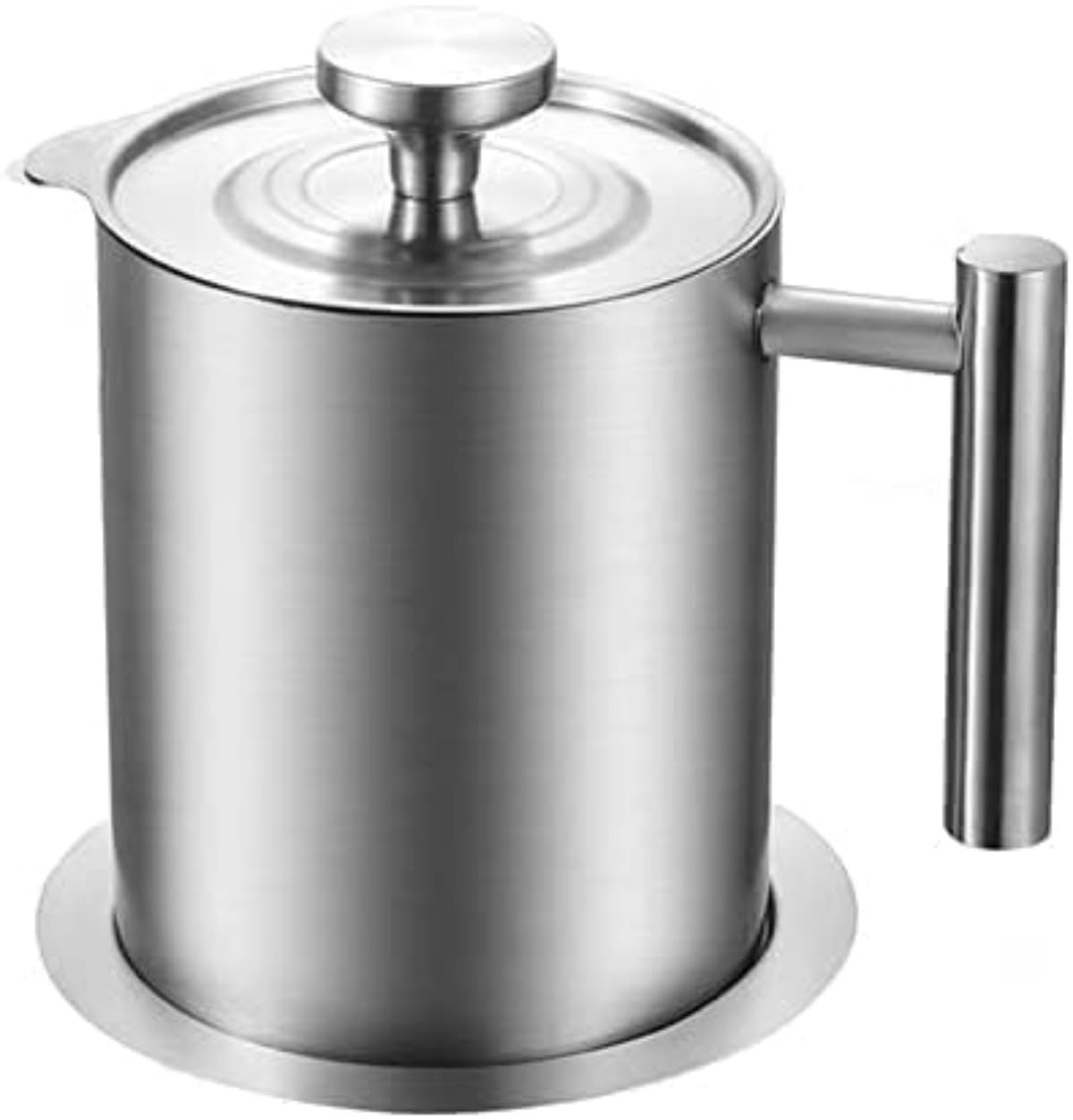 油漉し器 オイルポット 油こし 油ポット1200/1800ML 油こし器 キッチン用品304ステンレス製 残留物をろ..