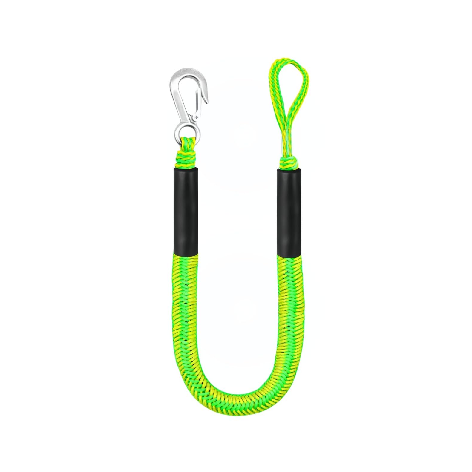 ート伸縮ドックロープ・調整可能なマリン係留ロープ | 弾性ラテックスコードフック付き設計 | 船/カヤ..