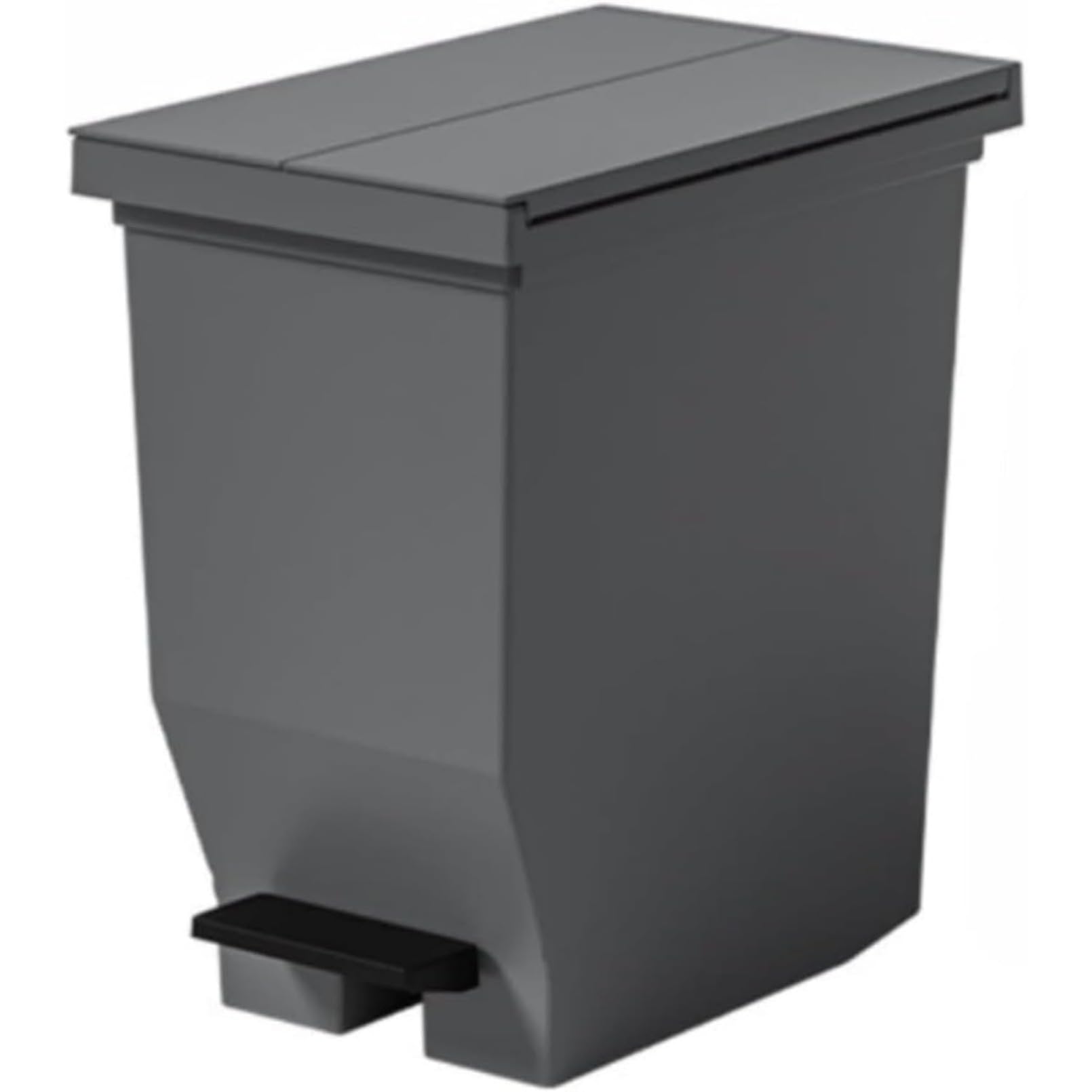 フタ付きゴミ箱 密閉ペダル しっかり密閉 ニオイ漏れ防ぐ ゴミ箱 密閉 両開きゴミ箱 密閉 ゴミ箱 (ダークグレー,35.5*22.2*38cm)