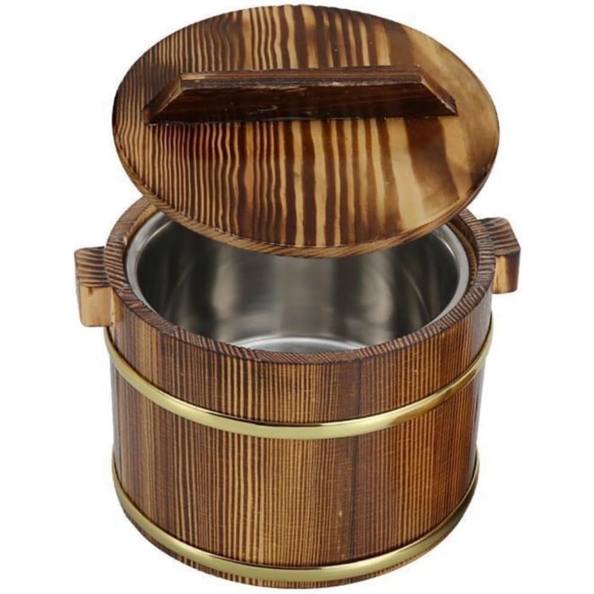 お米 保存 和食器 お鉢 寿司桶 木桶 天然木 キッチン用品 調理器具 運動会 飯櫃 飯びつ 蓋付き ご飯 保..