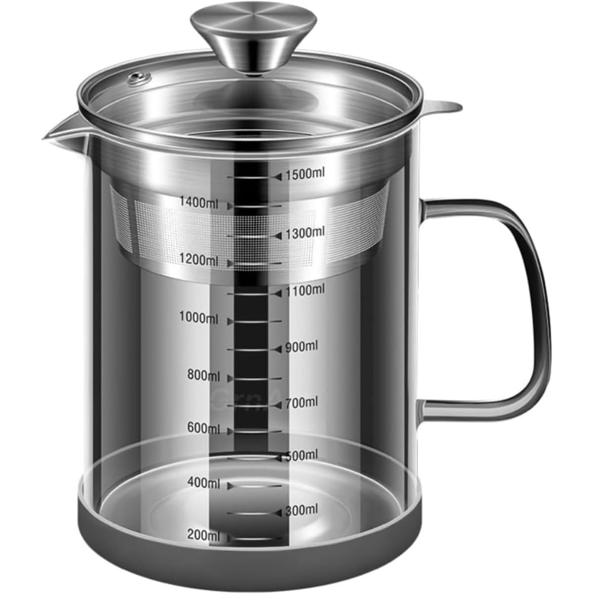 オイルポット 耐熱ガラス オイルポット オイルフィルター ステンレス製 ストレーナー付き キッチン 家..