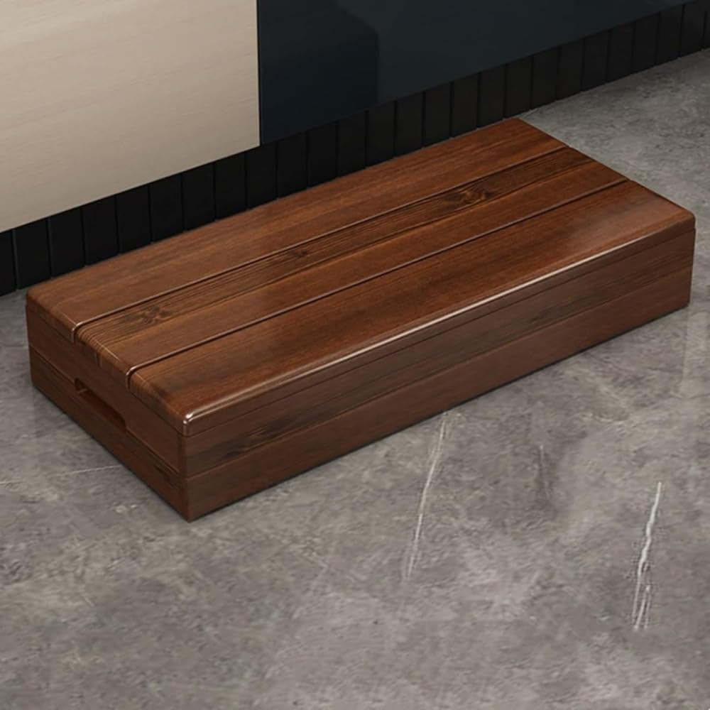 玄関 踏み台 玄関台 玄関踏み台 木製 90cm 足置き 足台 玄関ステップ 脚立 低床踏み台 滑り止めマット ..