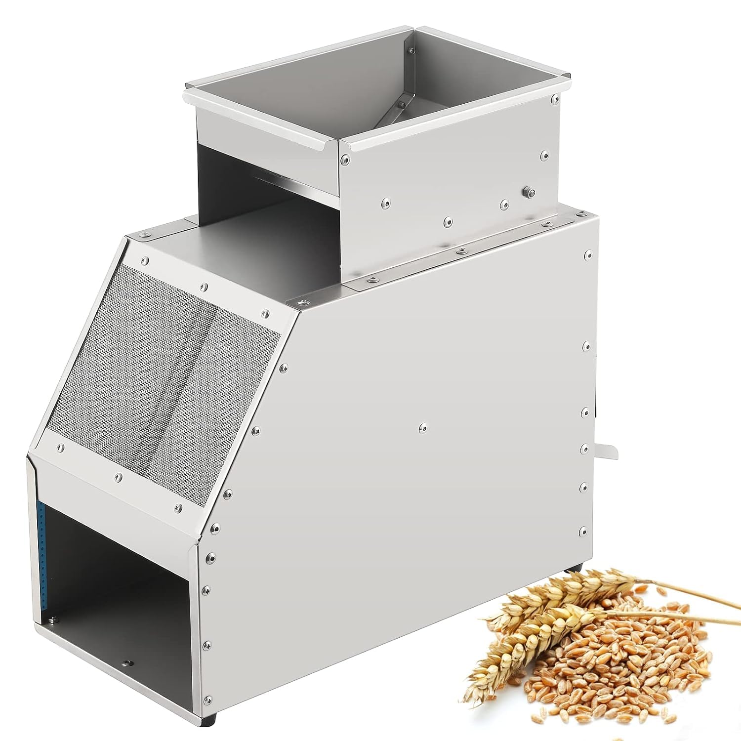 ミニ唐箕 唐箕 穀物選別機 秕対策 電動式穀物選別機 ホッパー幅調節可能 省力化 秕/籾/麦/蕎麦/大豆な..