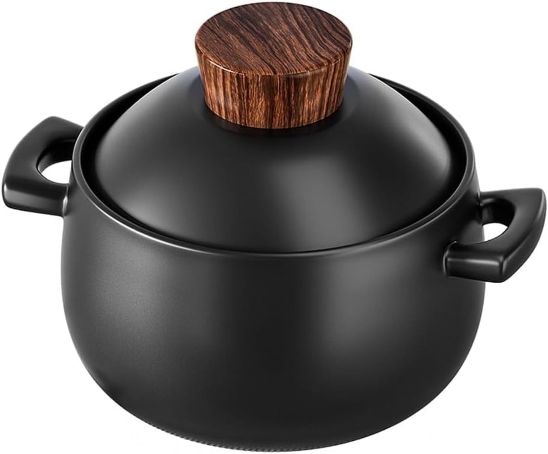 蓋付鍋 ご飯鍋 蓋付スープ鍋 本格鍋 料理スープ シチュー鍋 陶器製 ガス火専用 高温に強い 保温性が良..