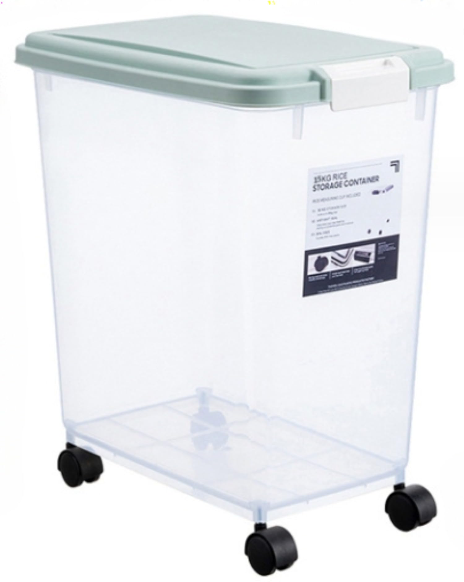 米倉庫、透明、容器、