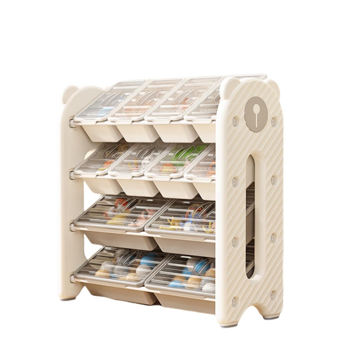 おもちゃ収納ラック おもちゃ箱 おもちゃ収納 収納ケース 分類収納 子ども用家具 大容量 組立簡単 ダス..