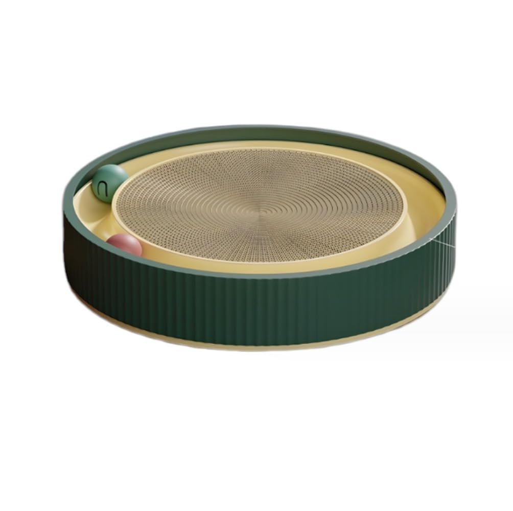 猫のひっかき板、猫砂、猫のおもちゃ、猫のひっかき板 猫砂 特大ボウル 波型 猫ひっかき盆 丸型 耐摩耗..