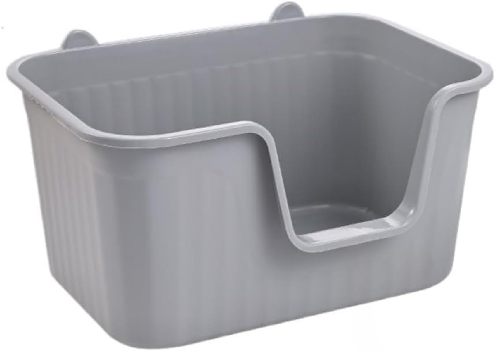 猫 トイレ 足に砂残らない 耐久性 猫砂盆 大型 深型 洗いやすい 大きいトイレ ファミリー用 高め 猫用..