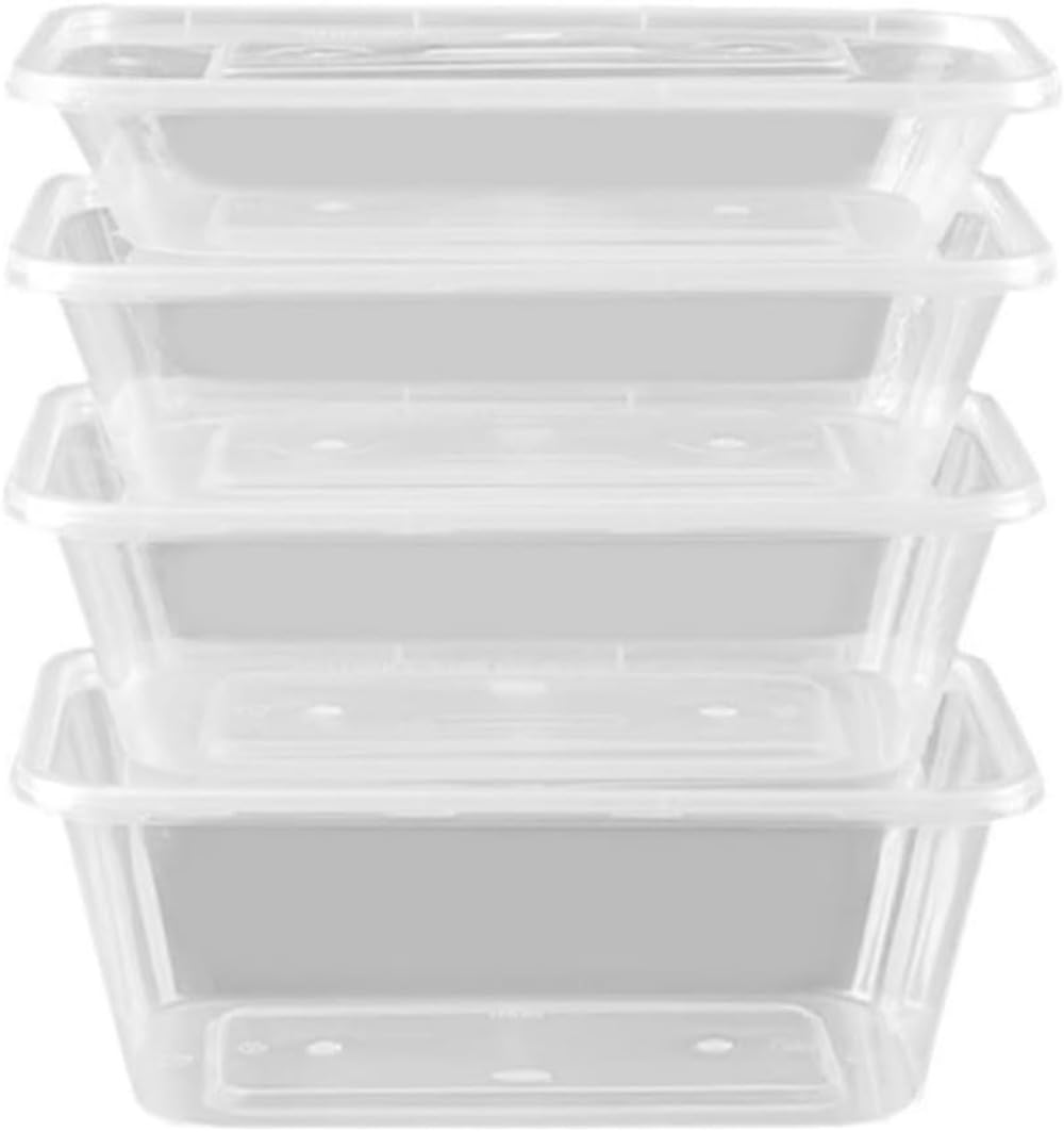 テイクアウト容器 汁漏れに強い PP四角容器 100個 炒め物 から揚げ パスタ 焼き鳥 キムチ タッパー 嵌..