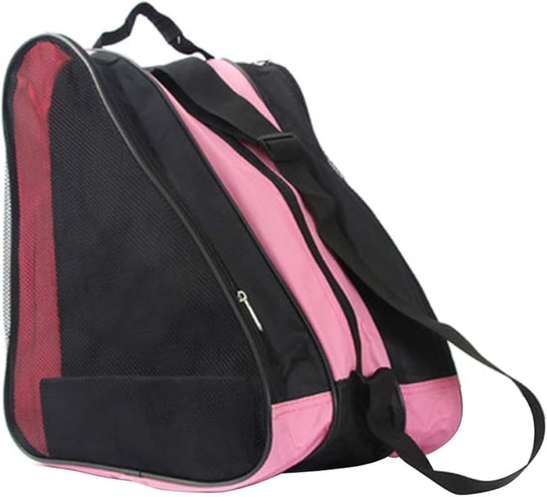 男女兼用ローラースケートバッグ、アイス＆スケートオックスフォード布とビーチトー、子供と大人のイン..