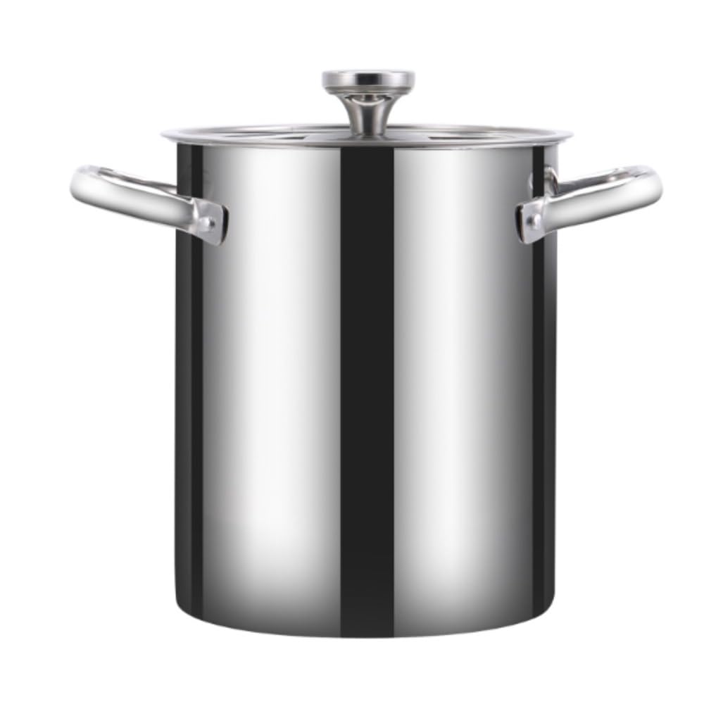 深型パスタ鍋、フライパン、IH対応、304ステンレス構造、ガラス蓋付き、野菜茹でバスケット、パスタ計..