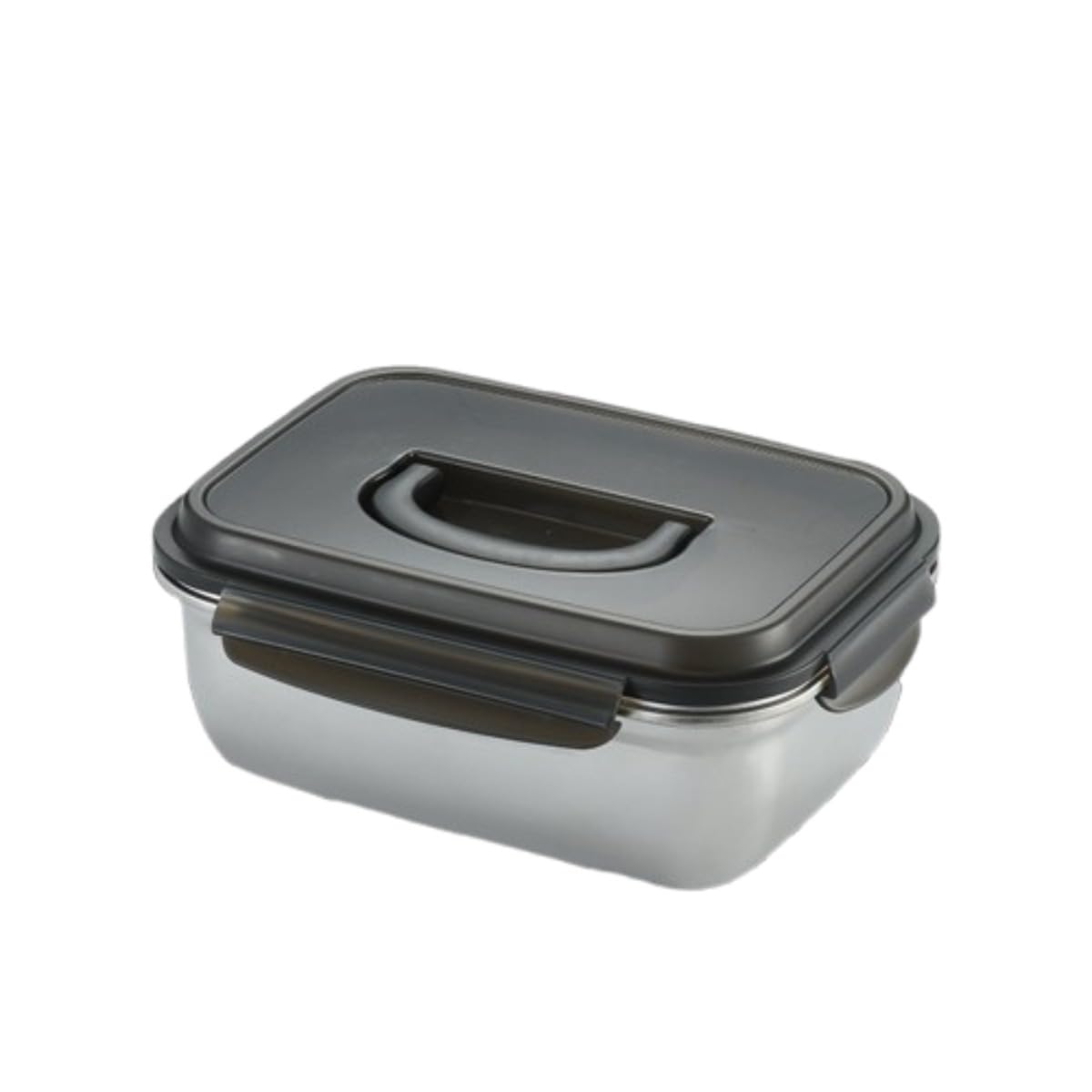 密閉式キムチ保存容器、大容量ステンレス製、蓋付き、冷凍、冷蔵、弁当箱としての使用に適した、漏れ防..