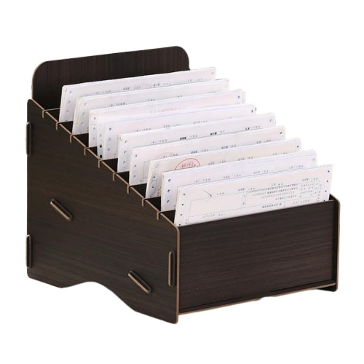 ファイルトレイ · メールボックス ファイル ストレージ ファイル ラック 取り外し可能 仕切り付き レシ..