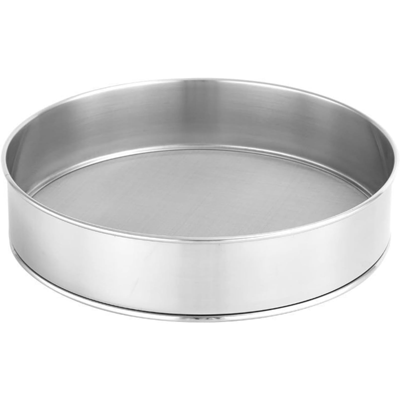 裏ごし 粉ふるい こし器 持ち手付き ネット キッチンツール うらごし ステンレス 業務用 (60メッシュ,2..