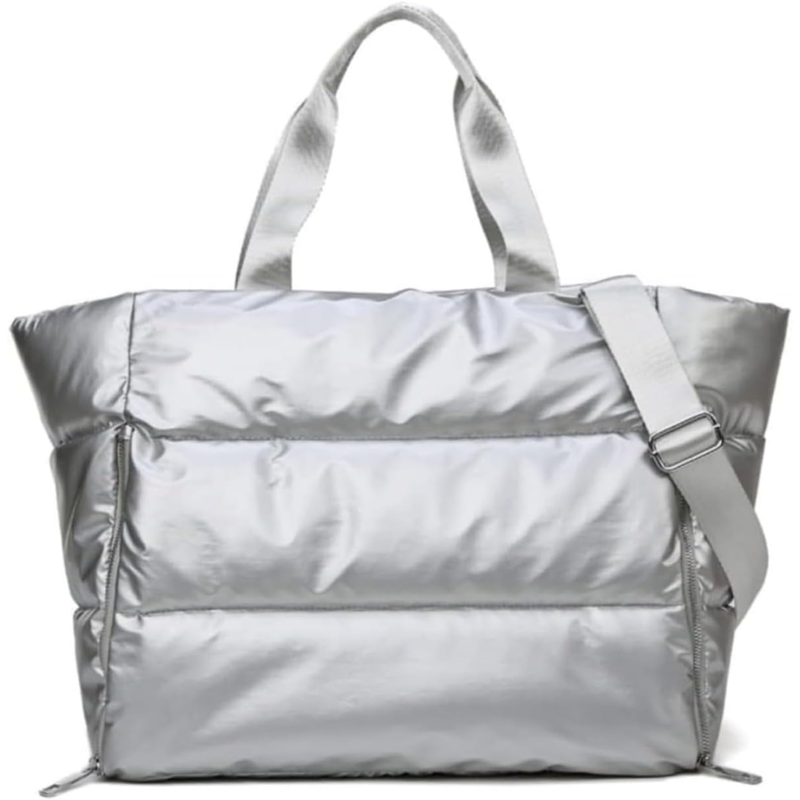 手持ち・片肩・斜め掛けの 3 通りで使い分け自在 軽量設計ながら大容量で、プールや旅行の荷物をまとめやすい|ウェットエリアで水気のあるもの、ドライエリアで乾いた小物を分けて収納 汚れや湿気の移りを防ぎ、整理がスッキリ (G)