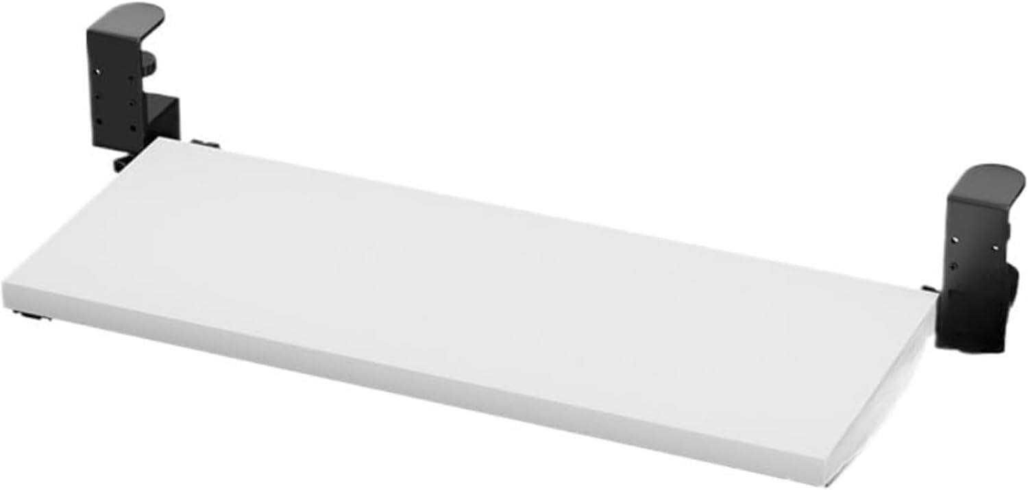 スライド式キーボードトレイ デスク拡張 引き出し式 取り付け簡単 ドリル不要 安定性 人間工学設計 フ..