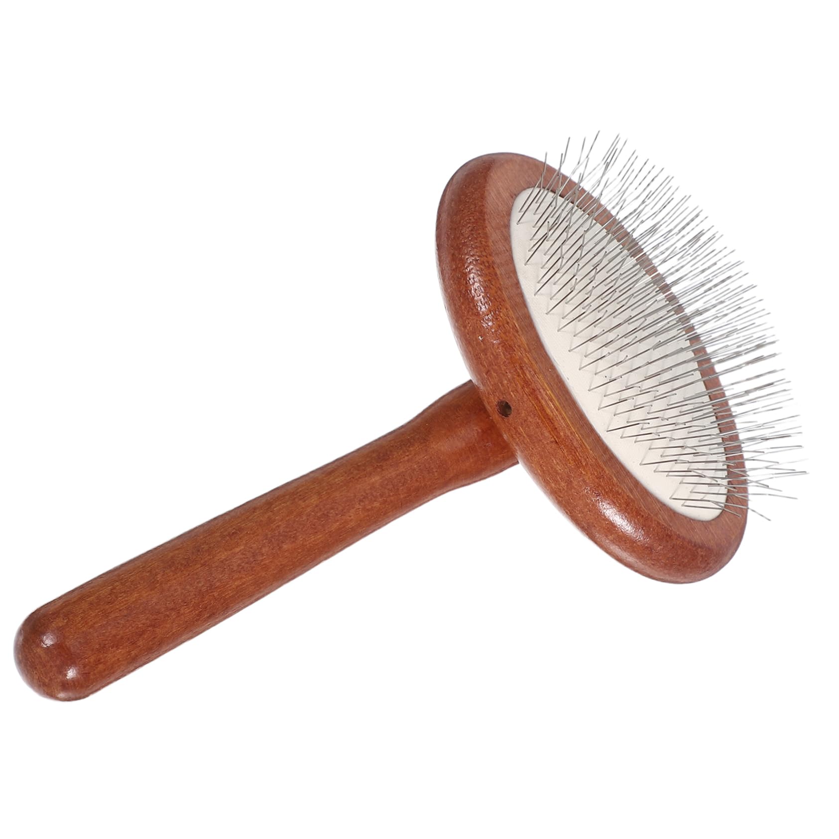 犬の櫛 獣毛ブラシ 細かい櫛 ペットの毛結びコーム ウッドヘアピック ペットの毛抜き 枕掃除ブラシ 抜..