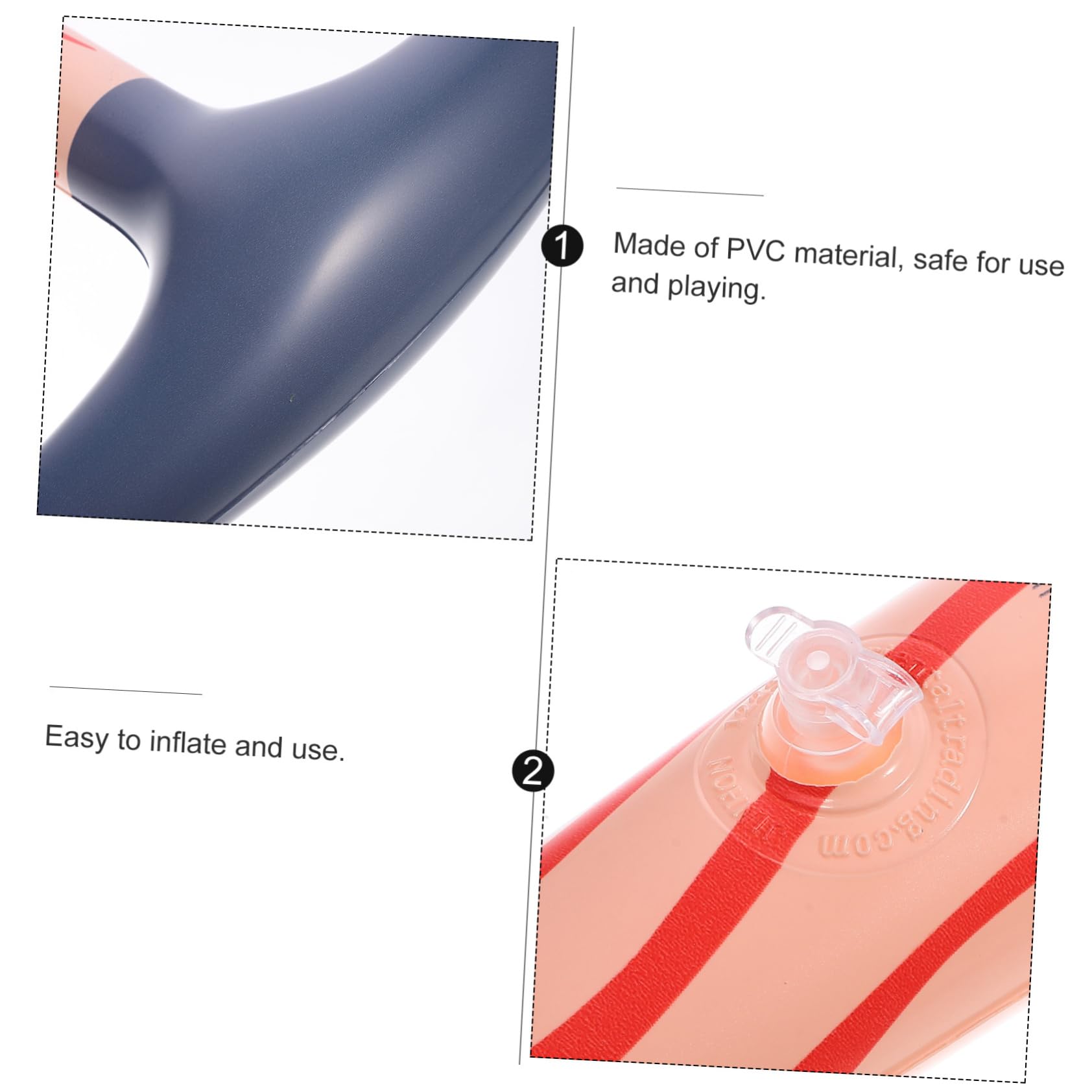 3個 トリッキーなおもちゃ ドッジボール のためのおもちゃの斧 インフレータブルパーティーの小道具 恐..