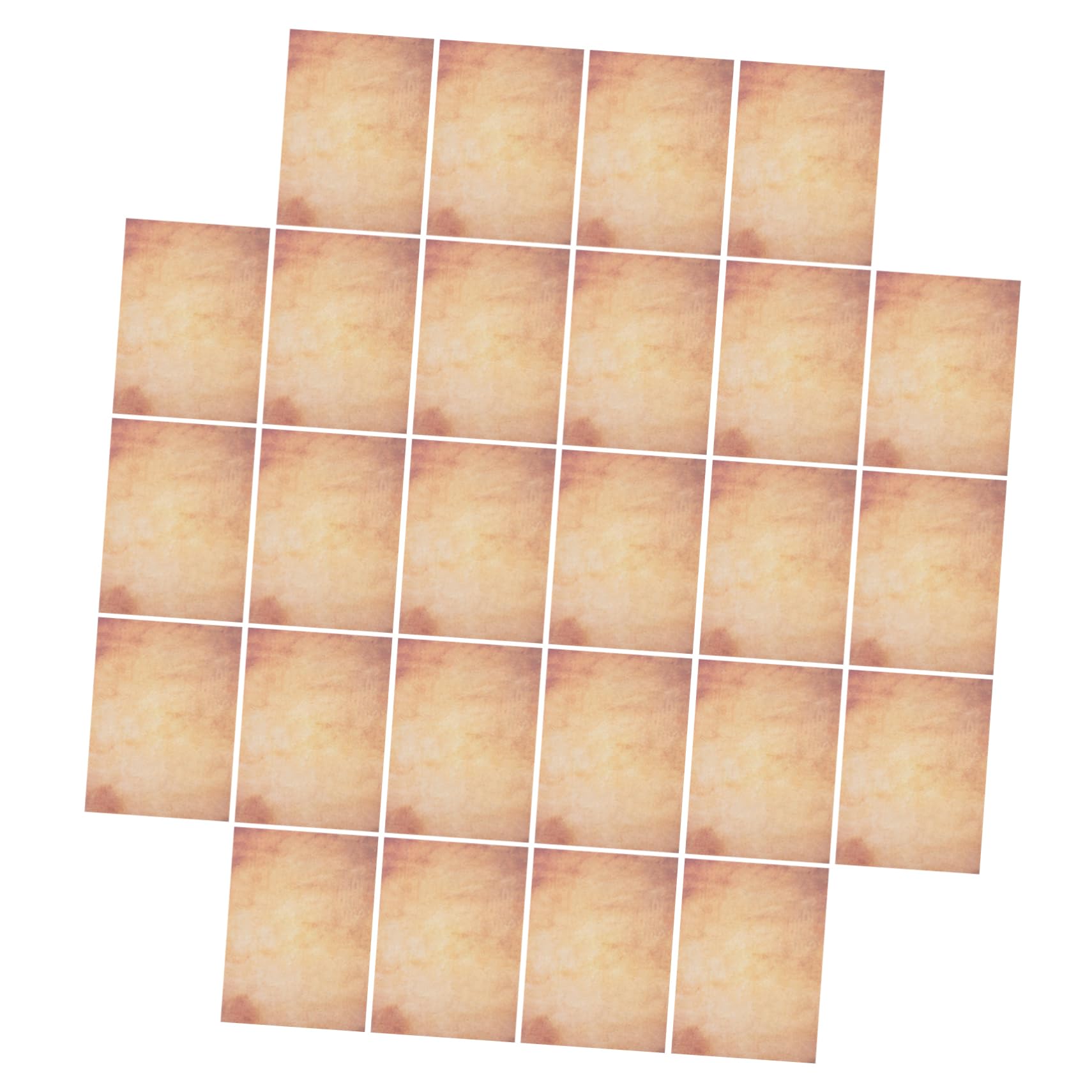 50個 ビンテージのレターヘッド紙 アンティーク文具紙 オフィススクールサプライ 便箋 クラフト紙 ビジ..