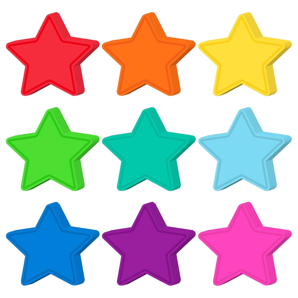 1 セット 星の装飾 ダイカット 紙の星紙 スター掲示板のアクセント 部屋の装飾 教室の壁のデ 教室の看..