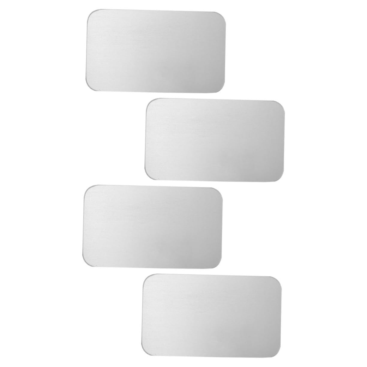 4個 ハムスター用ペット冷却マット アルミ製冷感クッション 無臭 耐久性あり 電源不要 夏の暑さ対策 小..