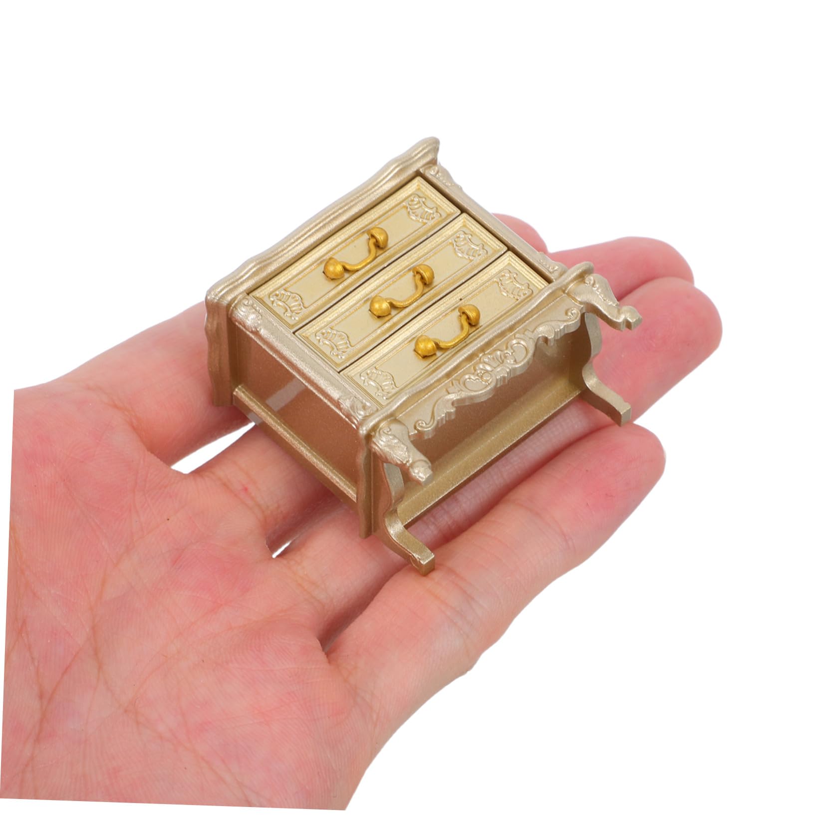 ミニキャビネット ミニチュア収納家具 ヴィンテージ風ドールハウ