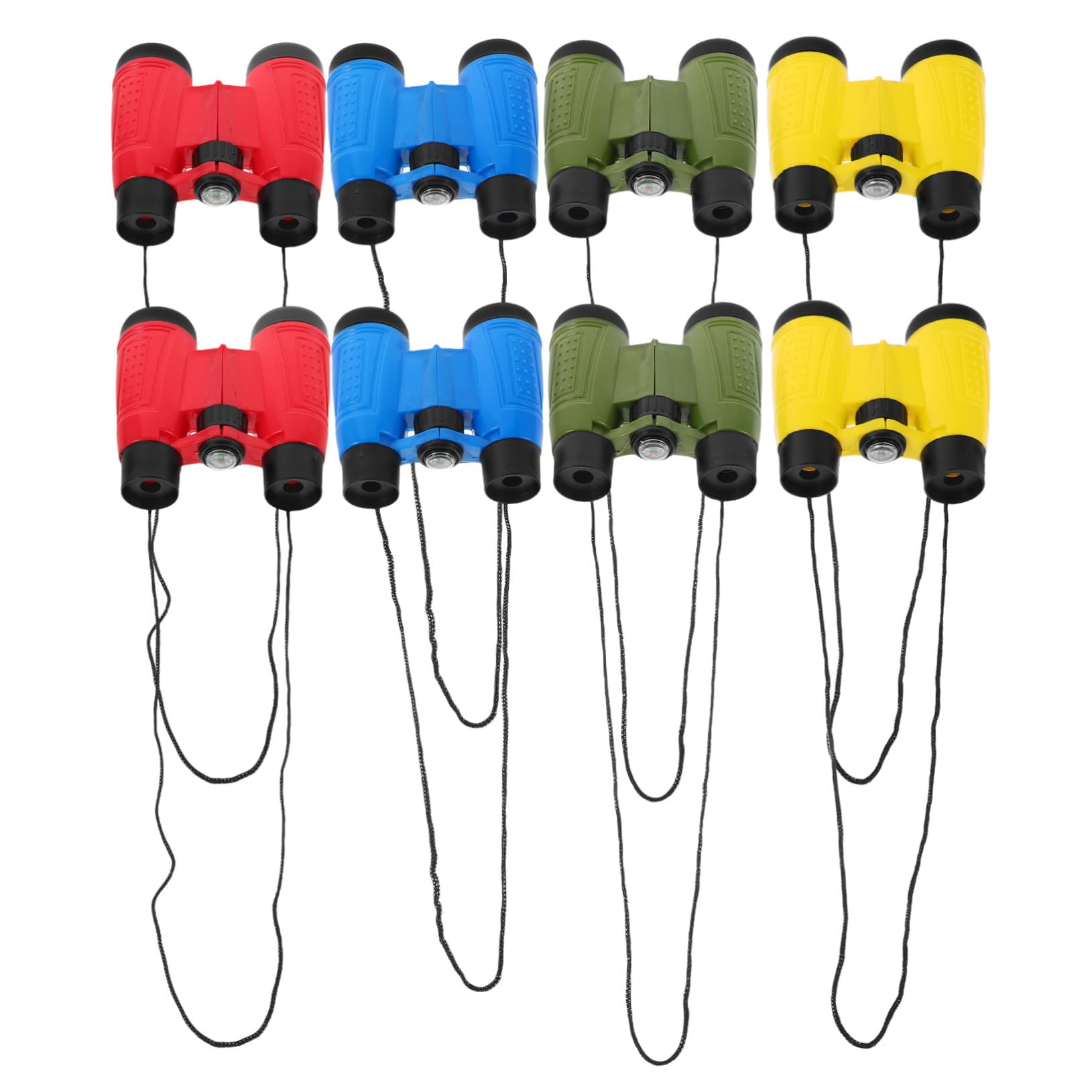 8個用双眼鏡 小型軽量ポータブル望遠鏡 レンズ搭載 屋外活動