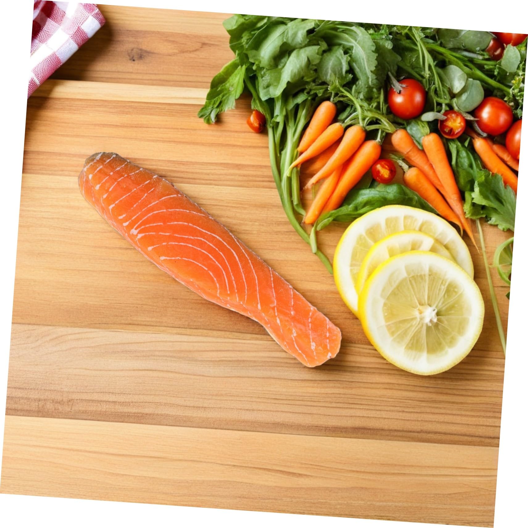 模擬サケモデル 現実的な食べ物 リアルな 人工サーモン 鮭の飾りを買う プラスチック オレンジ