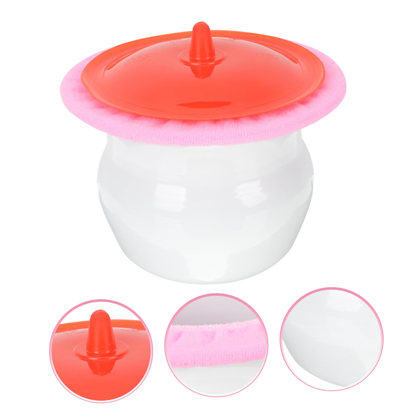 1 セット エナメルつば 大人 チャンバー おまる 実用的なトイレ 耐久性のあるつば 携帯便器パン 尿貯蔵..