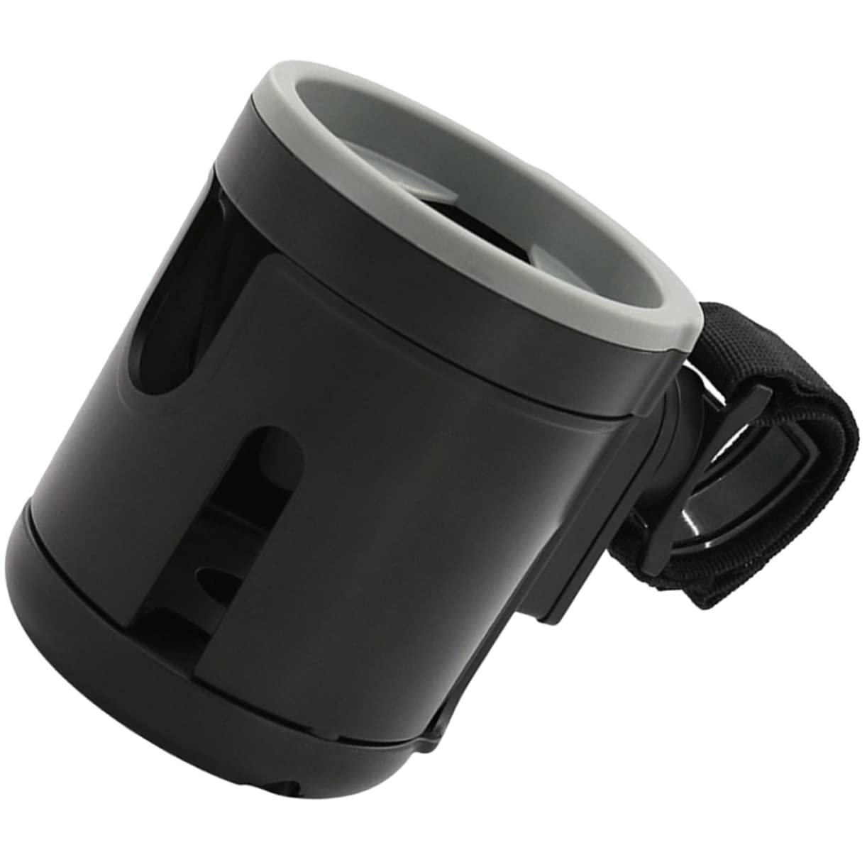 ベビーカー用カップホルダー 可能 ダブルドリンクホルダー 自転車ハンドル対応 無工具取り付け 耐久性..