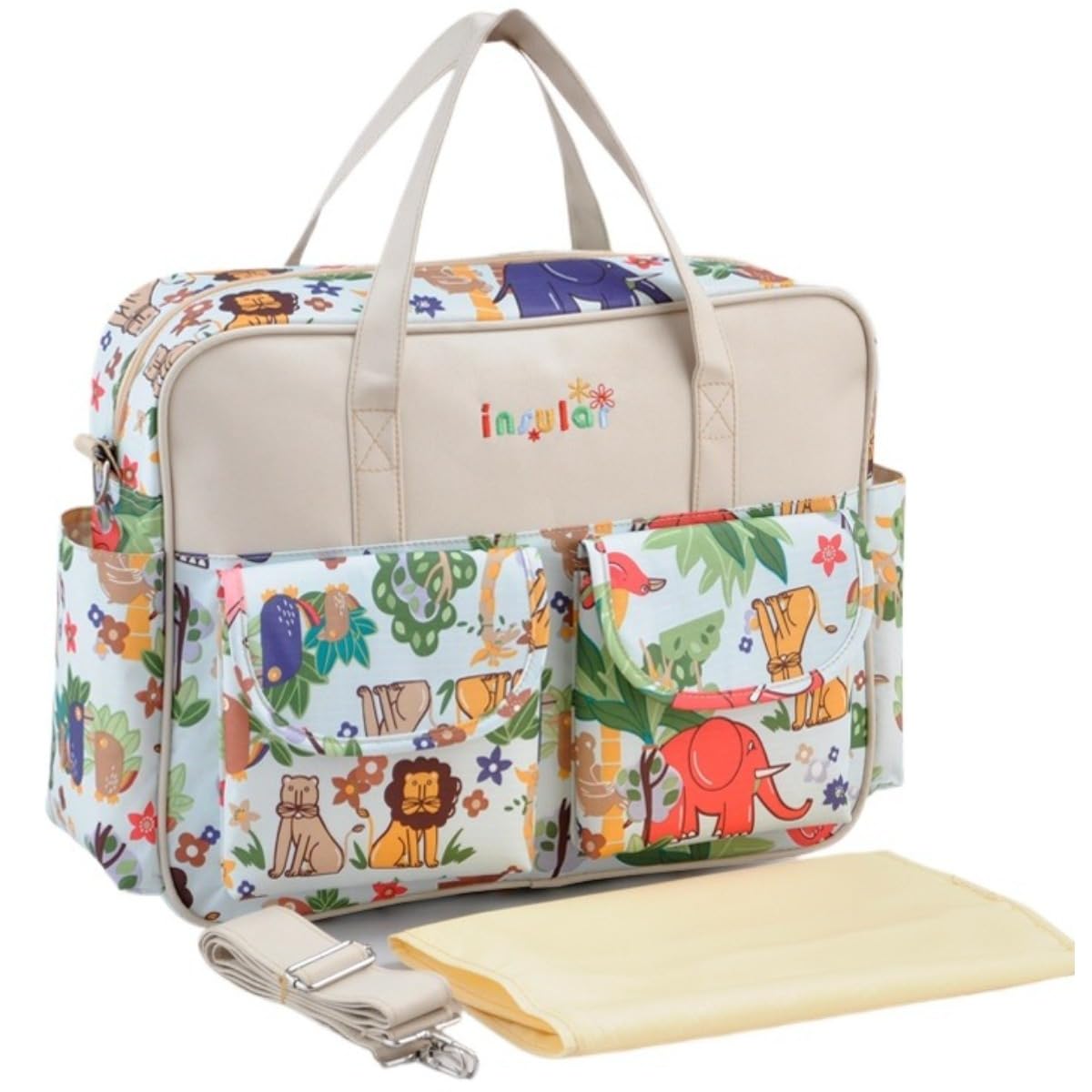 [] リュックサック、防水、斜め掛け、多機能、大容量、マザーズバッグ、保温、ママと赤ちゃんの外出リ..