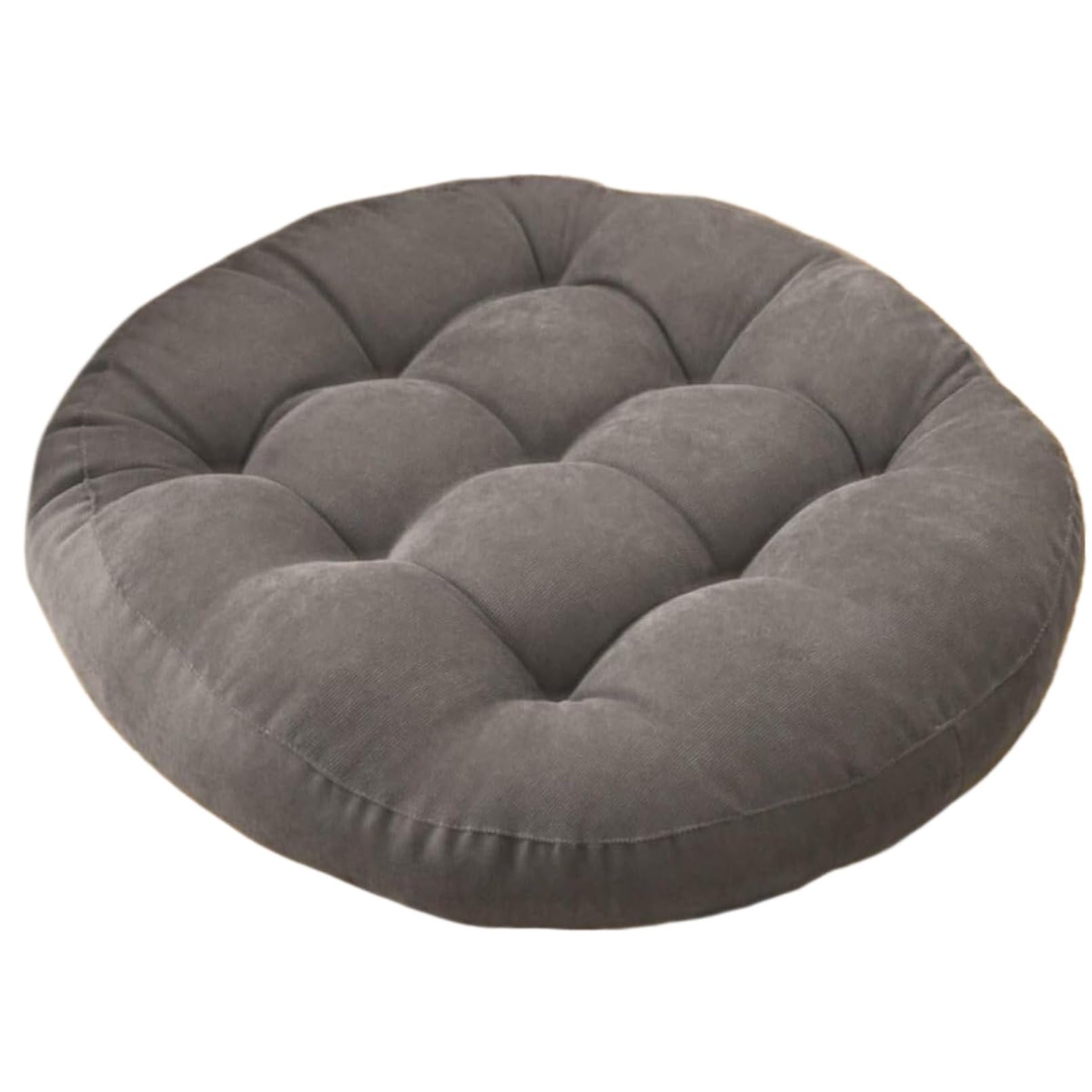 クッション 座布団 コーデュロイ 無地 コンフォート シンプル 丸 かわいい ふわふわ 学生椅子クッショ..