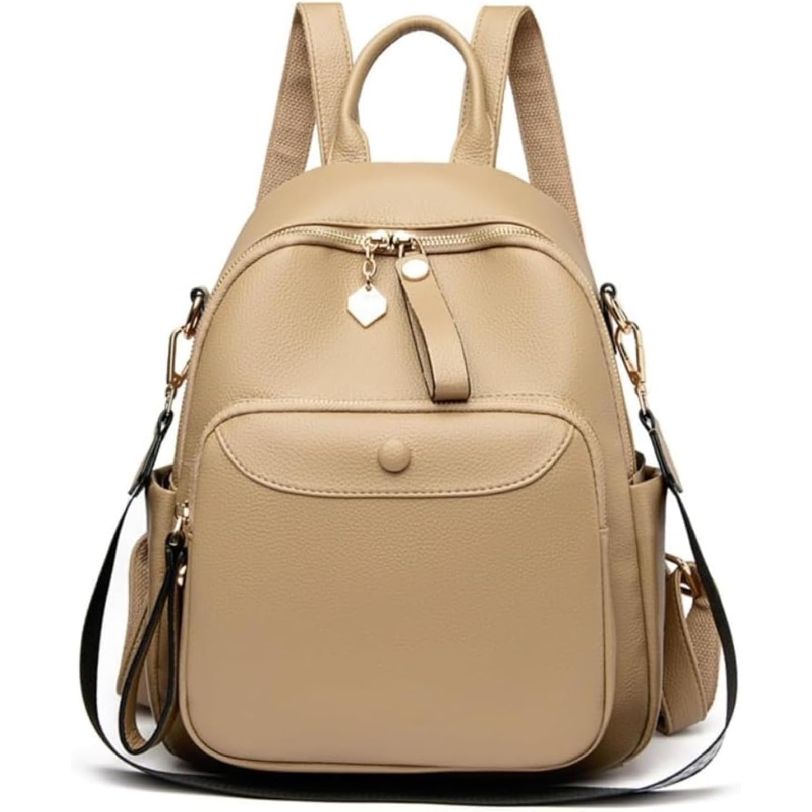 本革製 レディースミニリュック（3way 設計） リュック・ショルダーバッグ・メッセンジャーバッグ兼用 ..