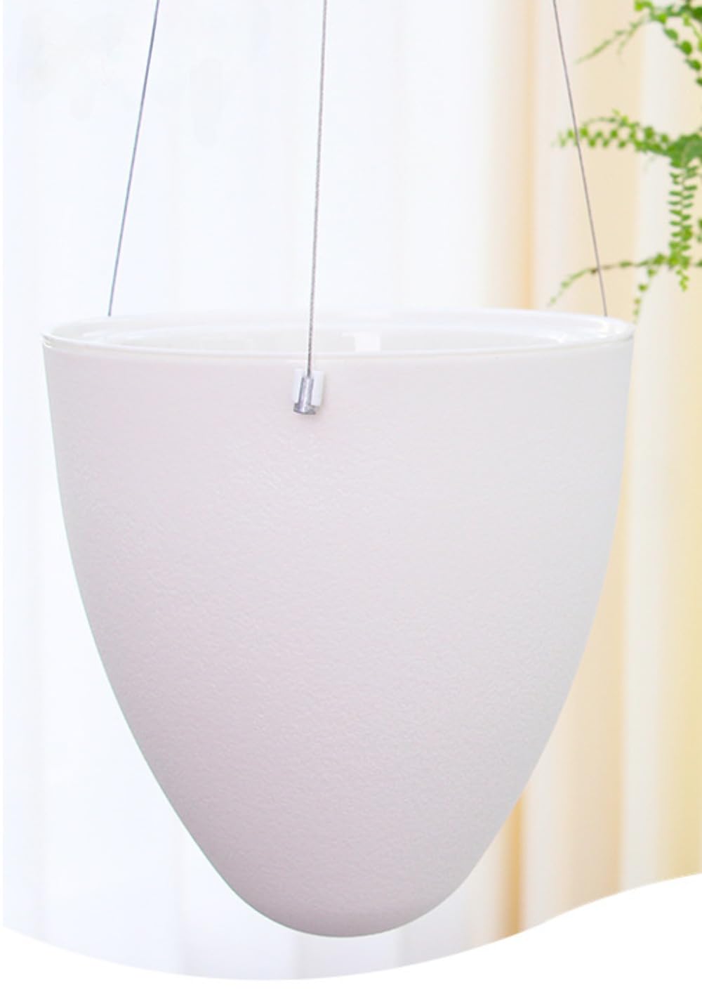 プランター 植木鉢 プランターポット ガーデンハンギングポット プラスチック 天井 白い 自動 ハンギングポット