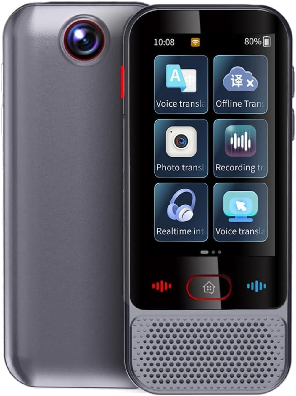 インスタント言語翻訳デバイス 言語翻訳デバイス ポータブル音声通訳機 139 外国語翻訳サポートテキスト/写真翻訳オフライン中国語/英語/日本語/韓国語/フランス語旅行/ビジネス/勉強