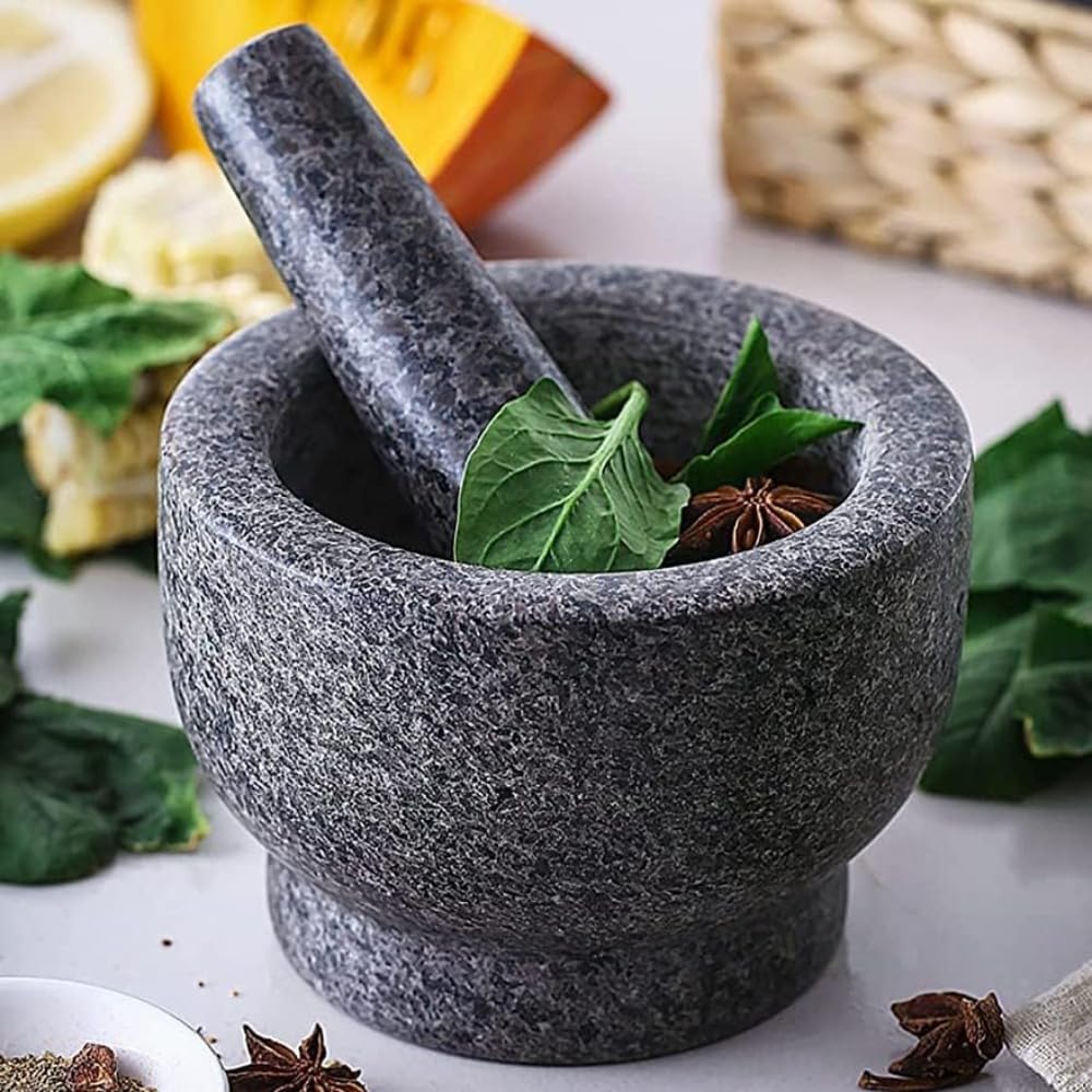 石臼 花崗岩 乳鉢 石うす すり鉢 にんにくつぶし 薬研 抗菌 健康 安全 乳鉢 調味料 すり鉢 多用途 コー..