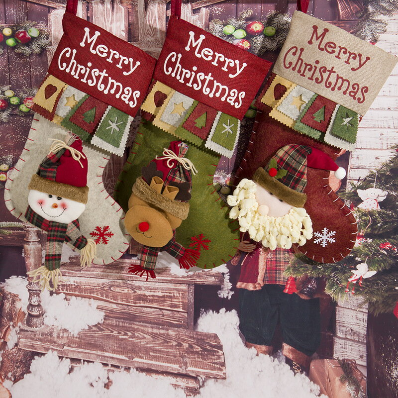 【ブラックフライデー】クリスマス 靴下 サンタ プレゼント クリスマスツリー 飾り クリスマスプレゼン..