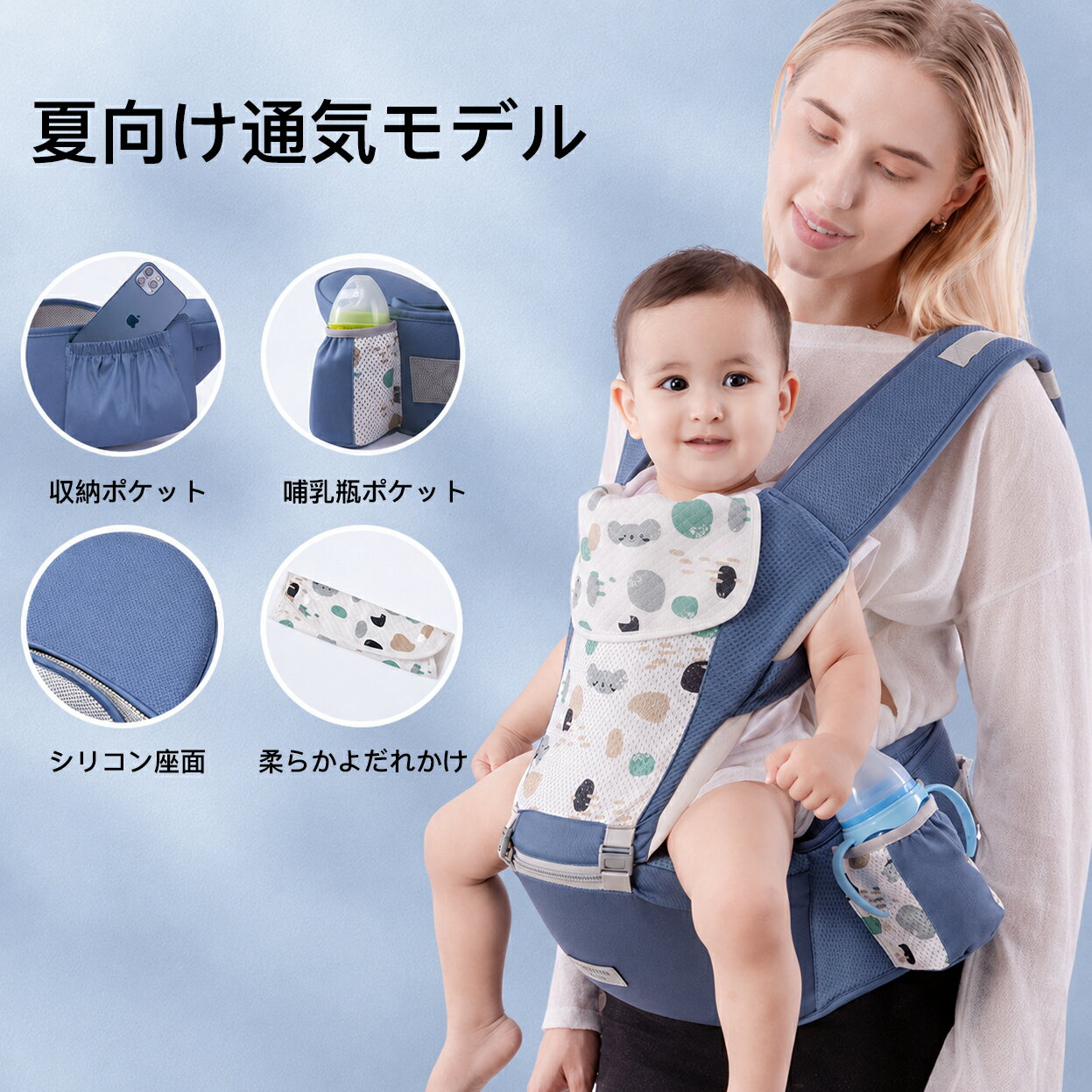 Rakuten - ベビービョルン ハーモニー 抱っこ紐 新生児 メッシュ ベビー ビョルン 赤ちゃん 抱っこひも ベビーキャリア 前抱き 対面 前向き 出産祝い 出産準備 ギフト プレゼント 正規品 送料無料 よだれカバー付き