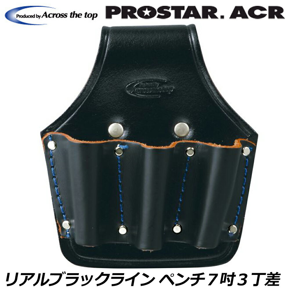 Rakuten - プロスターACR リアルブラックライン 黒革ペンチ7吋3丁差 BL-73 PROSTAR