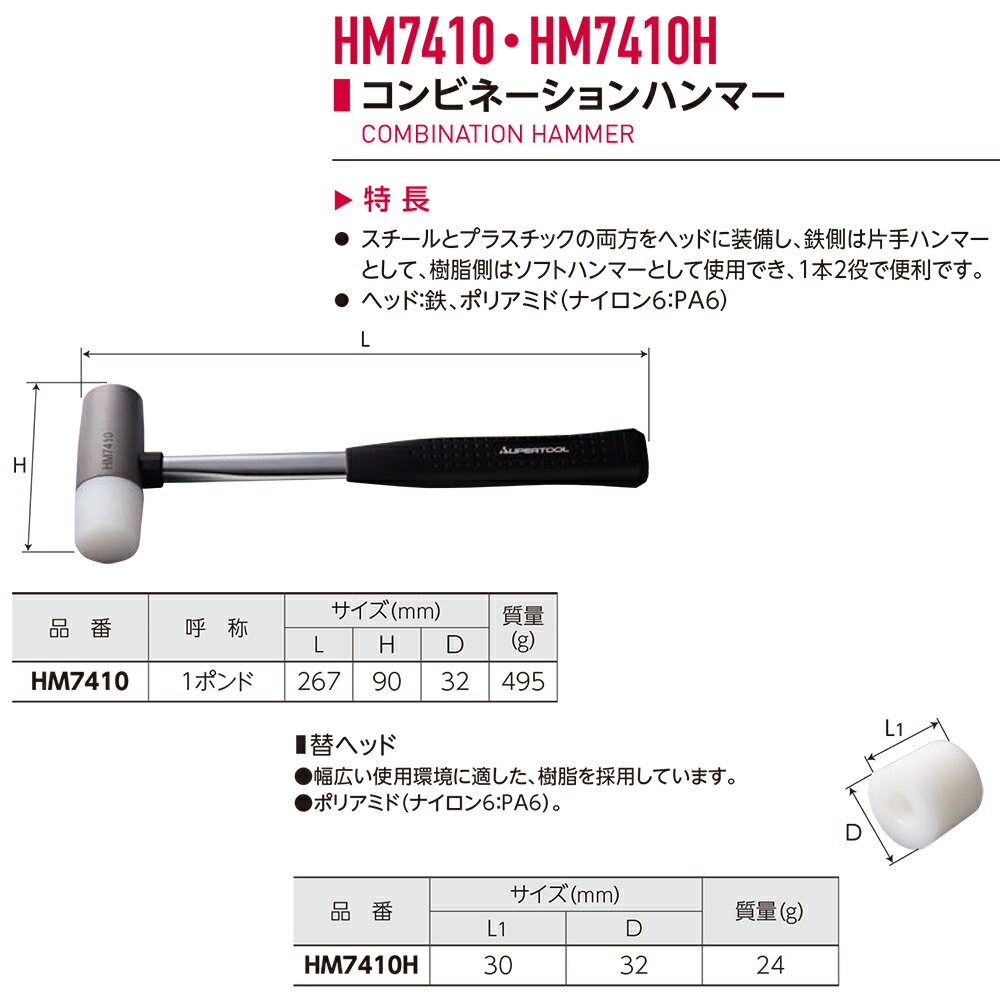 �����ѡ��ġ��� ����ӥ͡������ϥ�ޡ� (����/�إإå�) HM7410 HM7410H SUPERTOOL