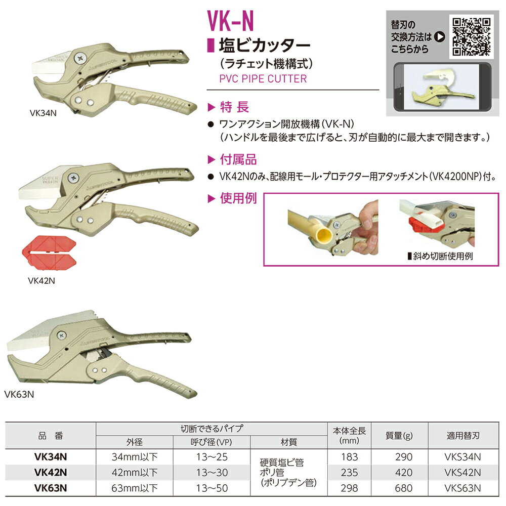 �����ѡ��ġ��� ���ӥ��å��� (34mm/42mm/63mm/�ؿ�) ������åȵ����� VK34N VK42NB VK63NB VKS SUPERTOOL