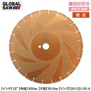 モトユキ 鋳鉄管用 ダイヤモンドカッター 外径300mm 穴径30.5mm エンジンカッター用