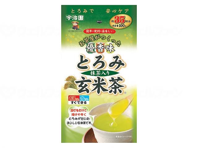 トロミ抹茶入リ玄米茶/100g 食品 1